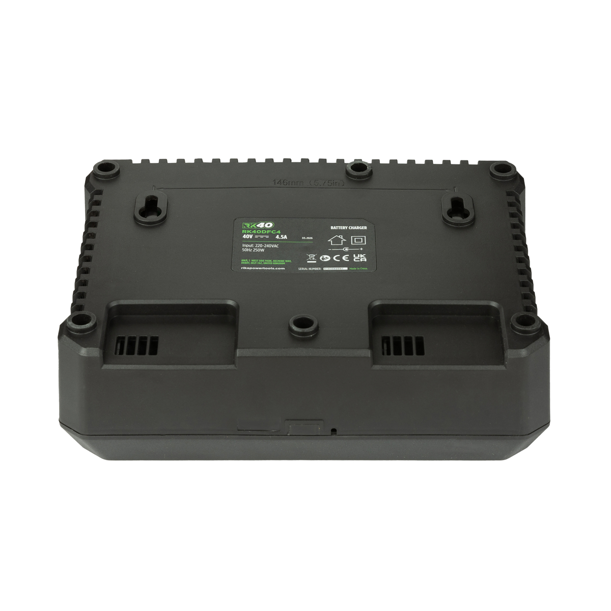 Rikä RK40 40V Double 4.0Ah Battery Fast Charger | 4.5A